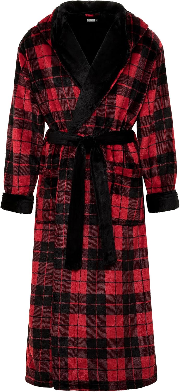 Plush Mens Robe with Hood for Ultimate Comfort and Warmth