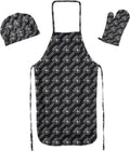 Northwest NFL unisex-adult 3-piece Apron Oven Mitt and Chef Hat Set