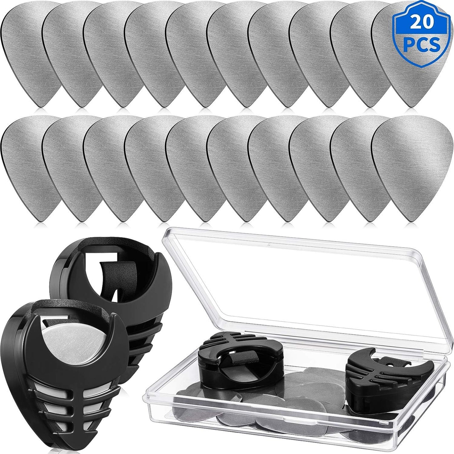 Frienda Stainless Steel Guitar Picks Set