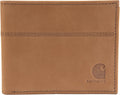 Carhartt Men's Casual Saddle Leather Wallet - Durable RFID Bifold