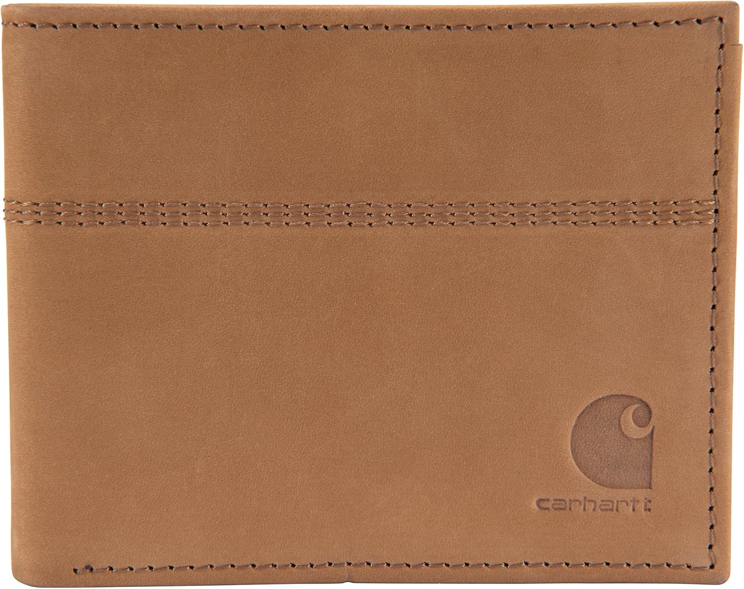 Carhartt Men's Casual Saddle Leather Wallets for Everyday Use