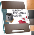 Sliding Tray Brown 12W x 16D for Coffee Makers - Smooth Slide