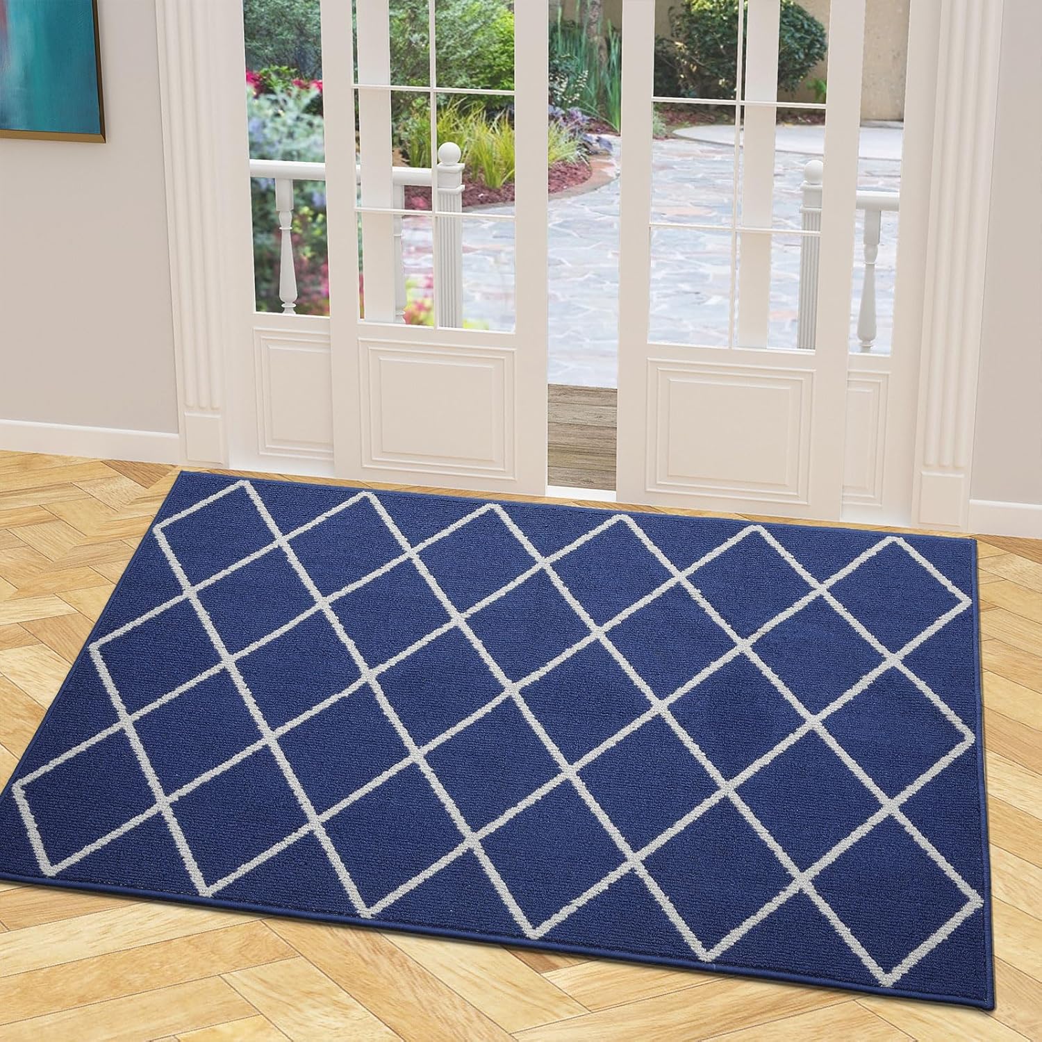 Finchitty Indoor Door Mat - Absorbent, Non-Slip, Washable Design