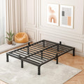 King Size Bed Frame Low-Profile Metal Platform - Heavy Duty Support