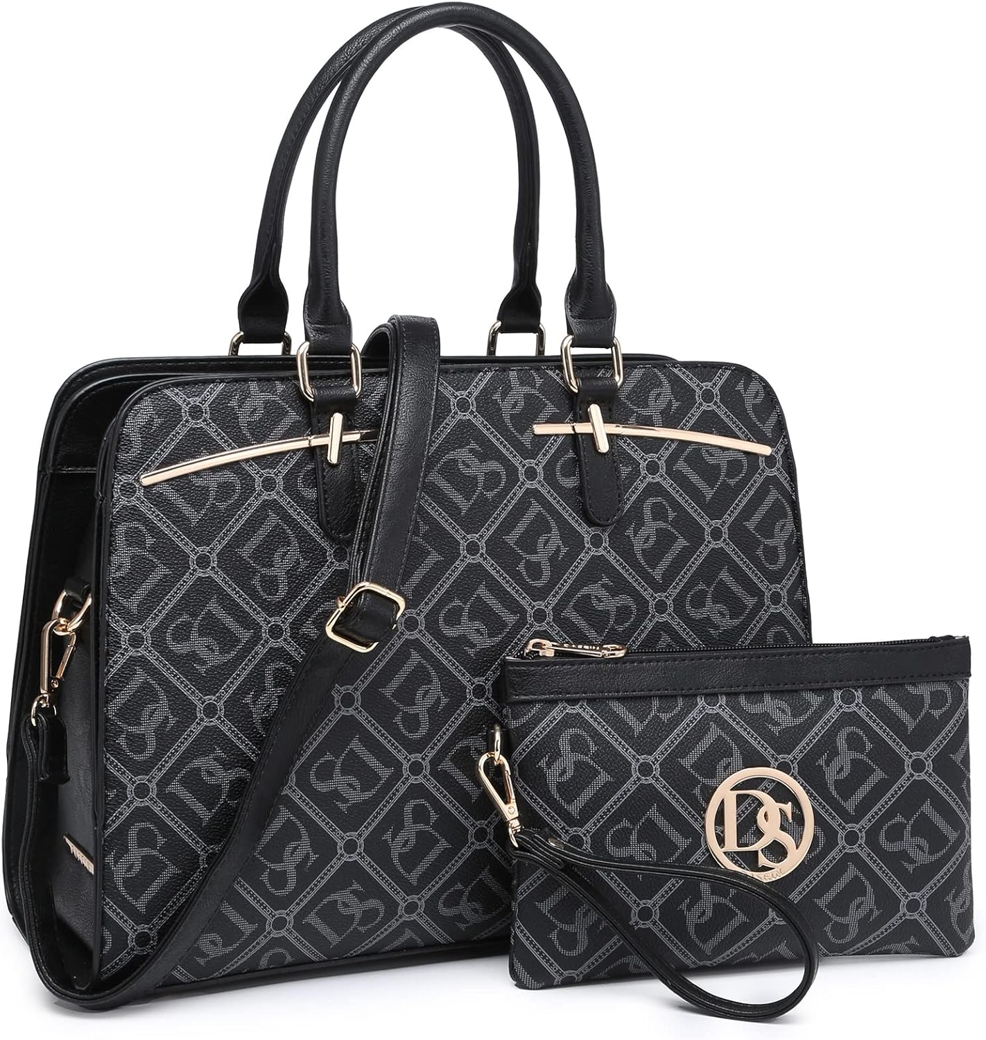 Stylish Women Handbag Wallet Tote Shoulder Hobo Bag Set