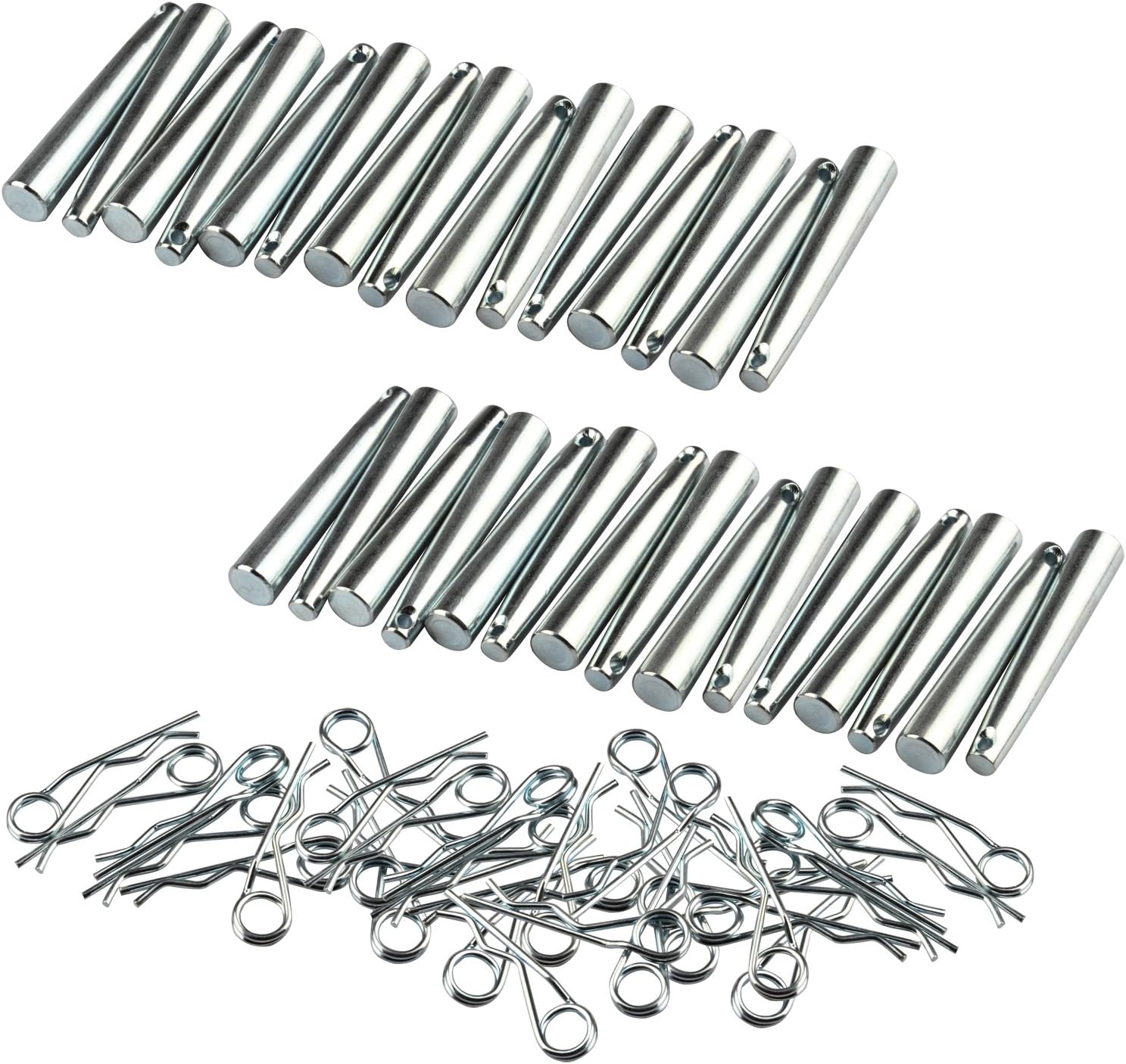 30 Sets Conical Coupler Pins with R-Clip for Stage Lights