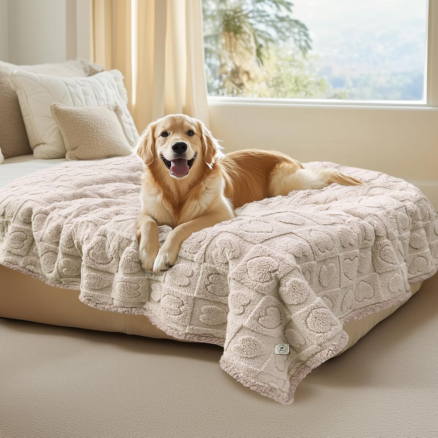 Waterproof Dog Blanket for Medium Large Dogs by Luciphia
