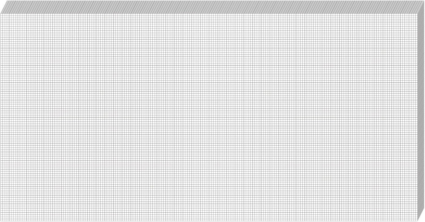 25 Sheet Graph Paper Pad for Engineers and Architects 24x48 in