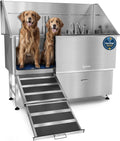 Professional Dog Washing Station 61 in - Grooming Tub with Ramp