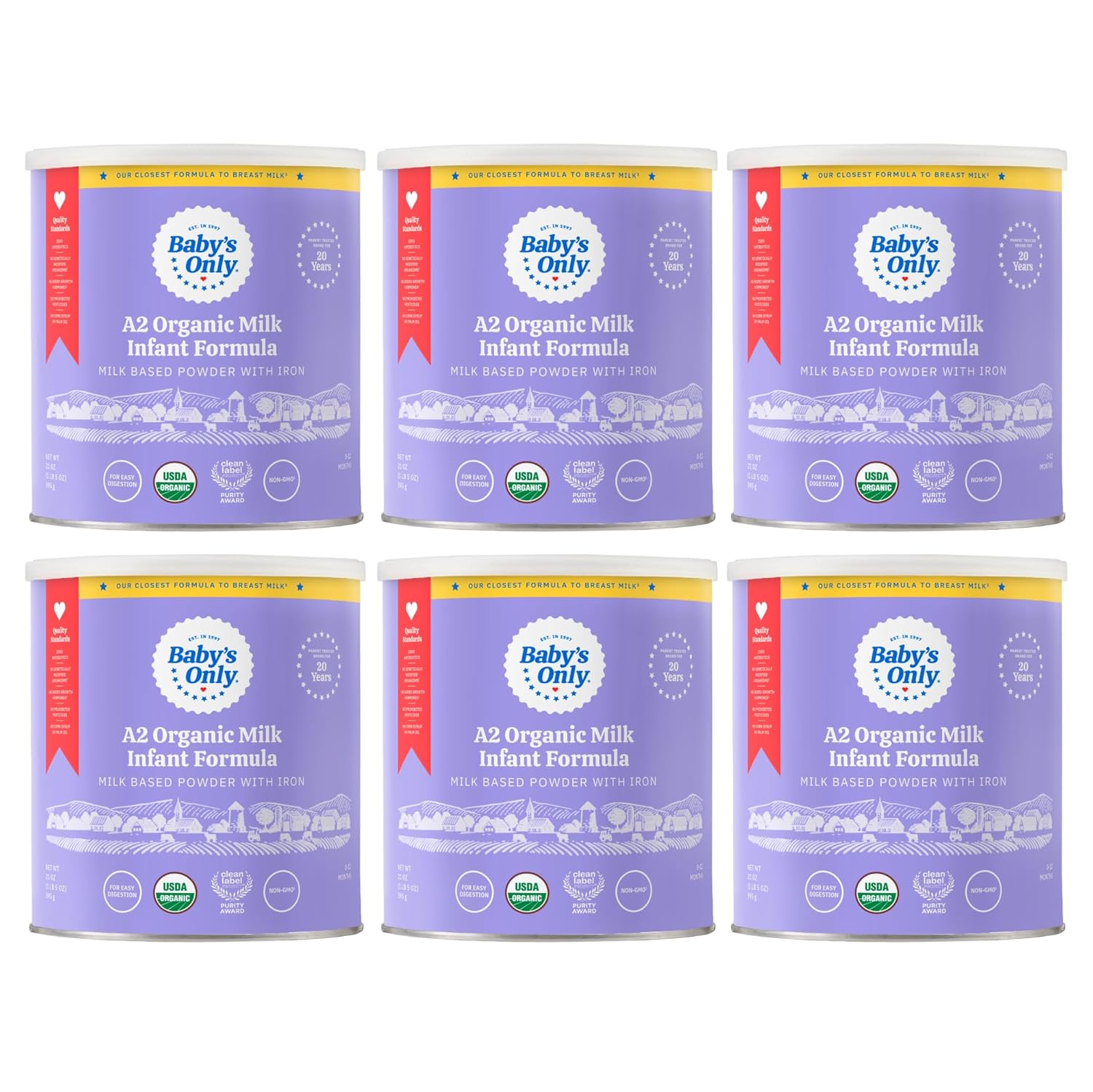 Baby's Only A2 Organic Milk Infant Formula for Easy Digestion