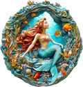 Mermaid Wooden Puzzle for Adults 280 Pieces - 3D Visual Challenge