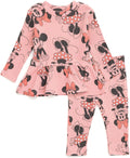 Disney Minnie Mouse Winnie the Pooh Stitch Peplum T-Shirt and Pants