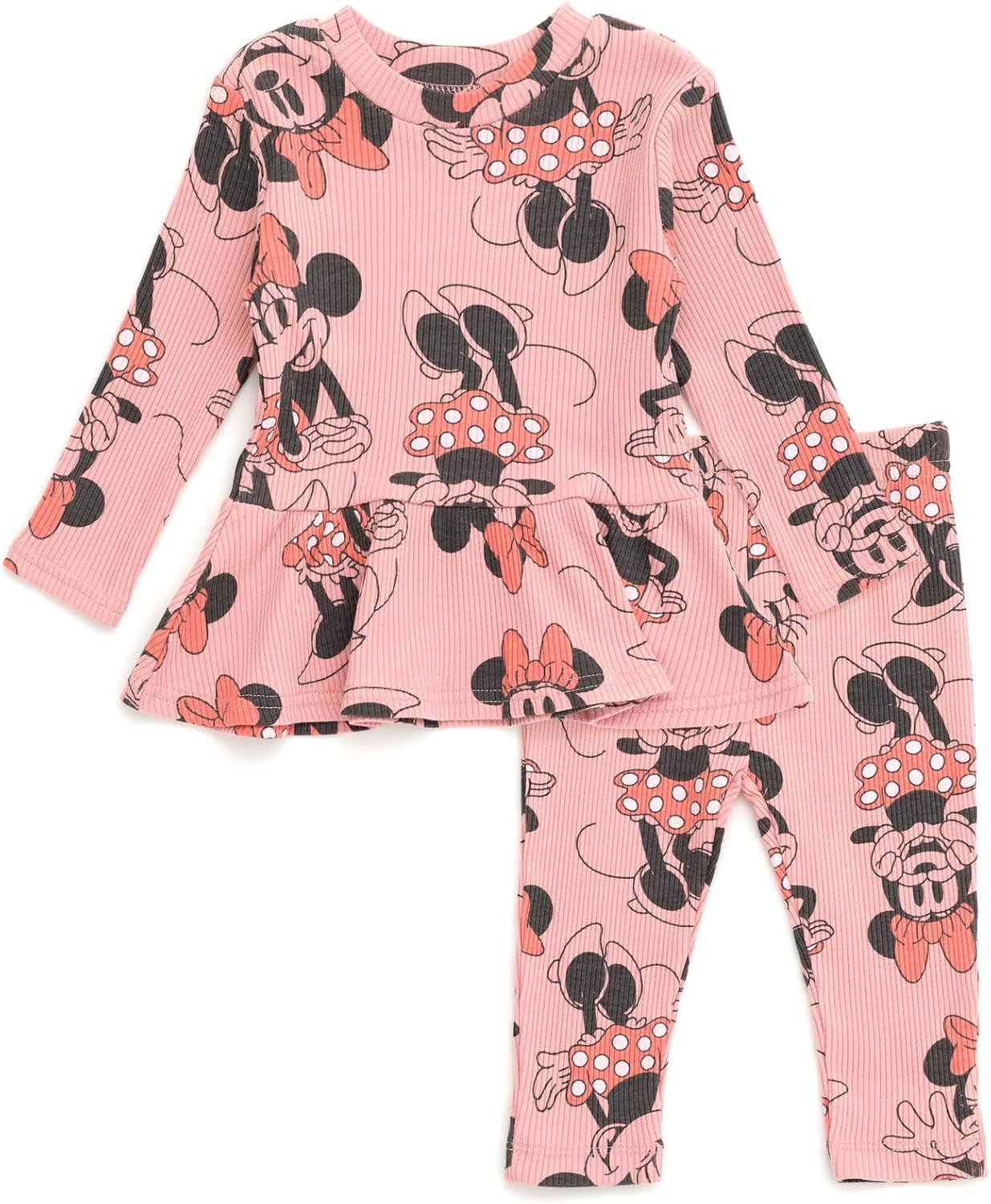 Minnie Mouse Stitch Peplum Outfit: Newborn to Big Kid