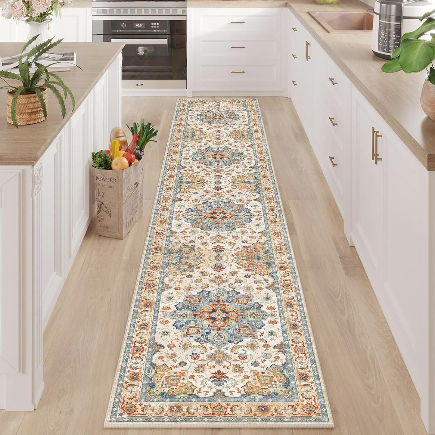 Enkor Runner Rugs for Hallway - Soft Non Slip Floor Mats