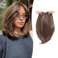 Hair Topper 12in Clip-in Synthetic for Women with Thinning Hair - Dark