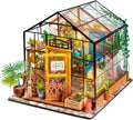 ROBOTIME Miniature Green House Dollhouse Kit - Detailed DIY