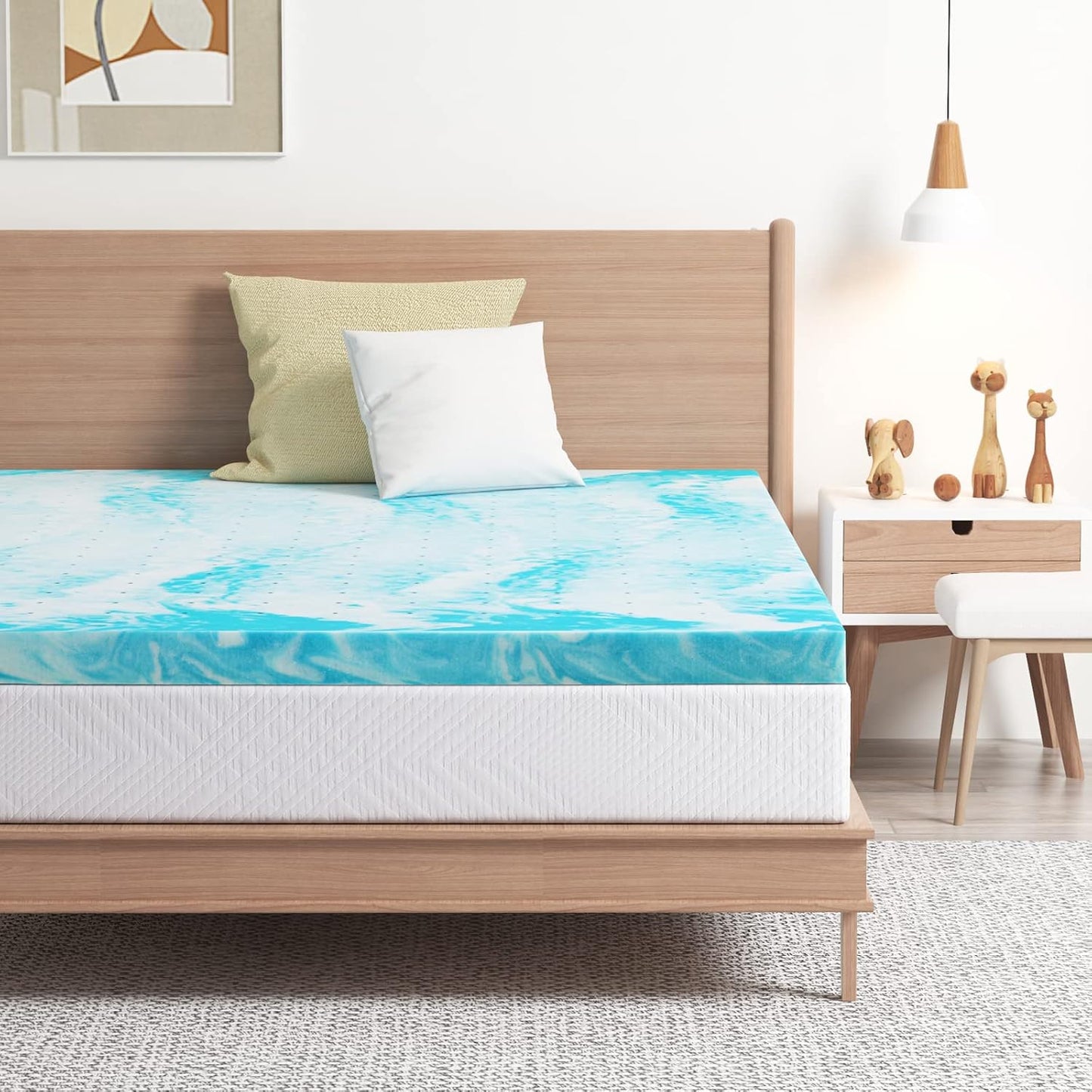 EGO Topper 2 Inch King Memory Foam Mattress Topper for Comfort
