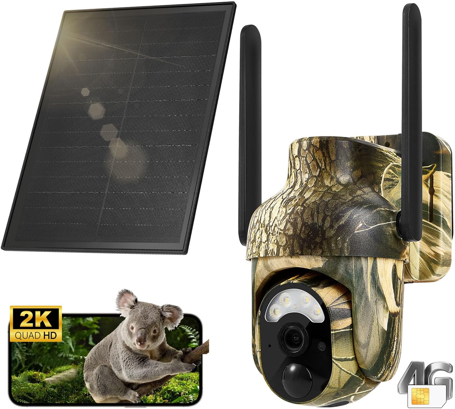 GLEEMALL 4G LTE Trail Camera: Live Stream Anywhere!