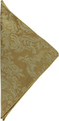 Ultimate Textile Miranda Damask Dijon Cloth Napkins - Elegant Durable