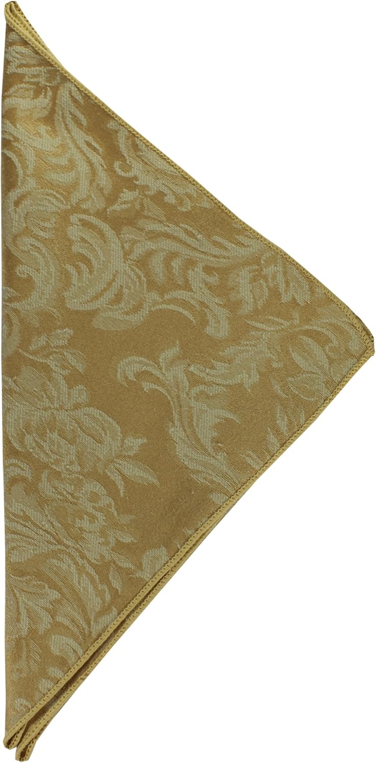 Ultimate Textile Miranda Damask Dijon Cloth Napkins for Events