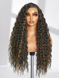 Highlight Water Wave Wig 28 in Side Parted - Natural Look