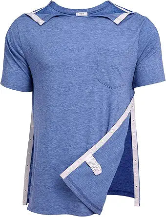 Deyeek Men's Post Shoulder Surgery Shirts for Recovery