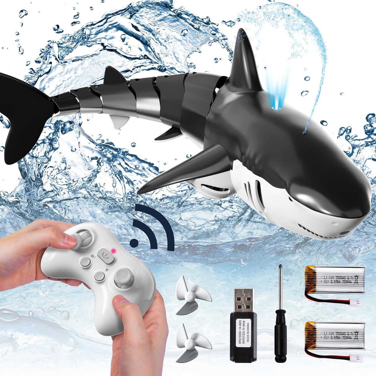 Bennol 2.4Ghz Remote Control Shark Toys for Kids Ages 3-9