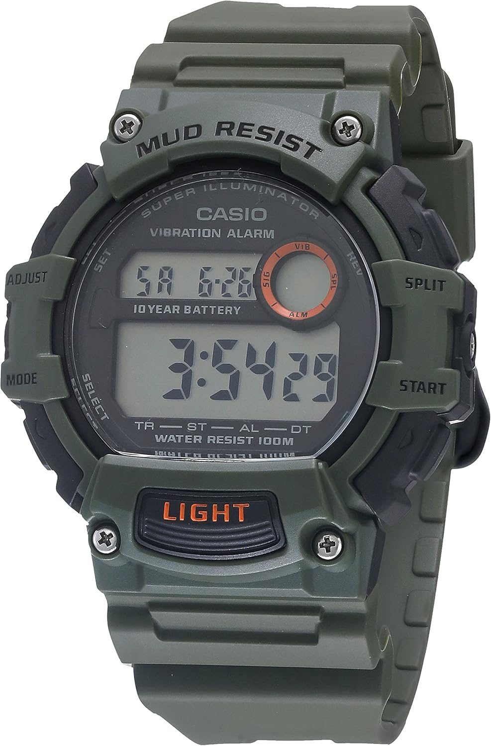 Casio TRT110H Series Digital Watch with 100M Water Resistance