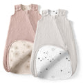 lulumoon Sleep Sack Muslin for Baby - Soft Double-Layer Wearable