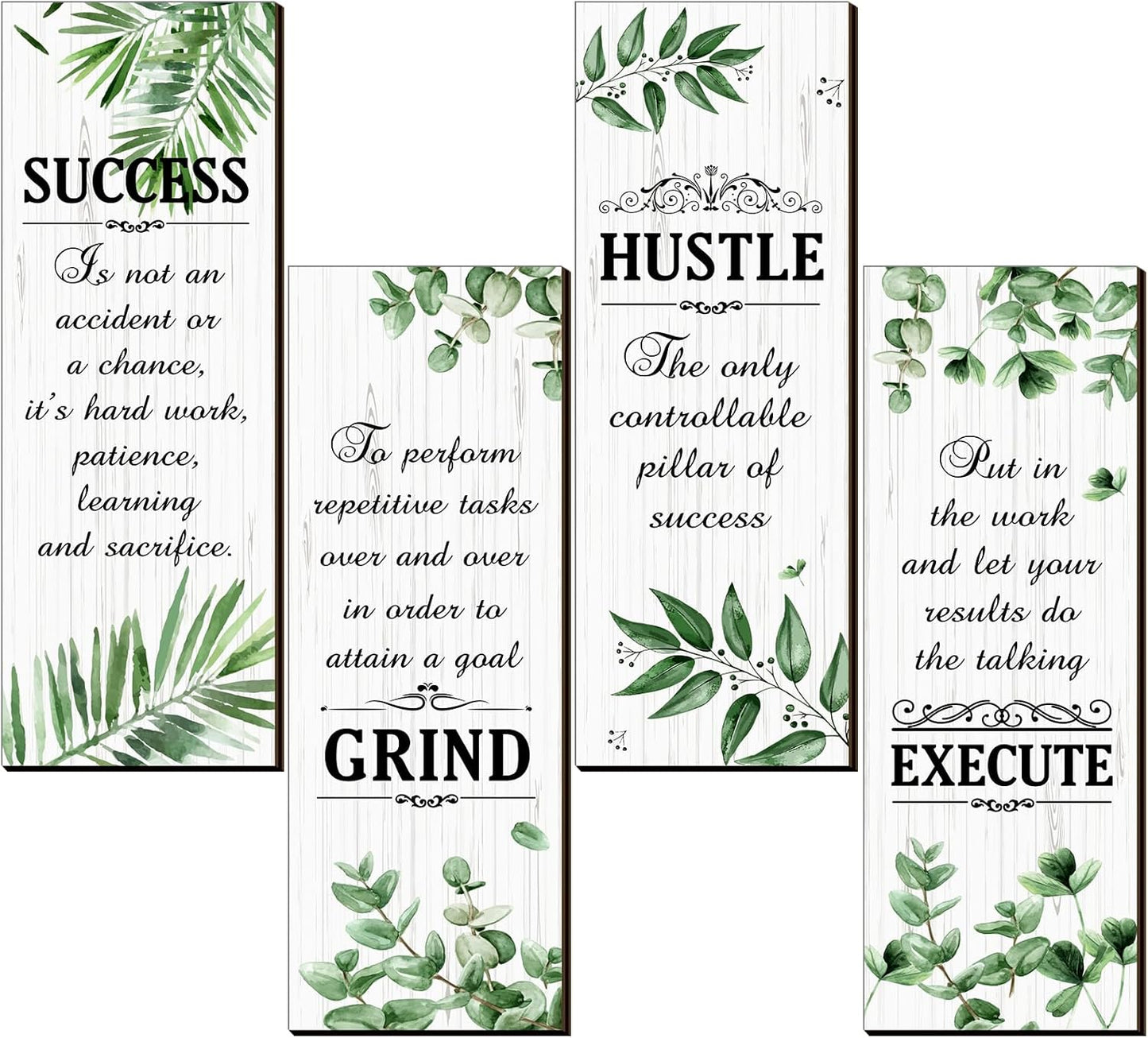 Inspirational Rustic Wall Art Set