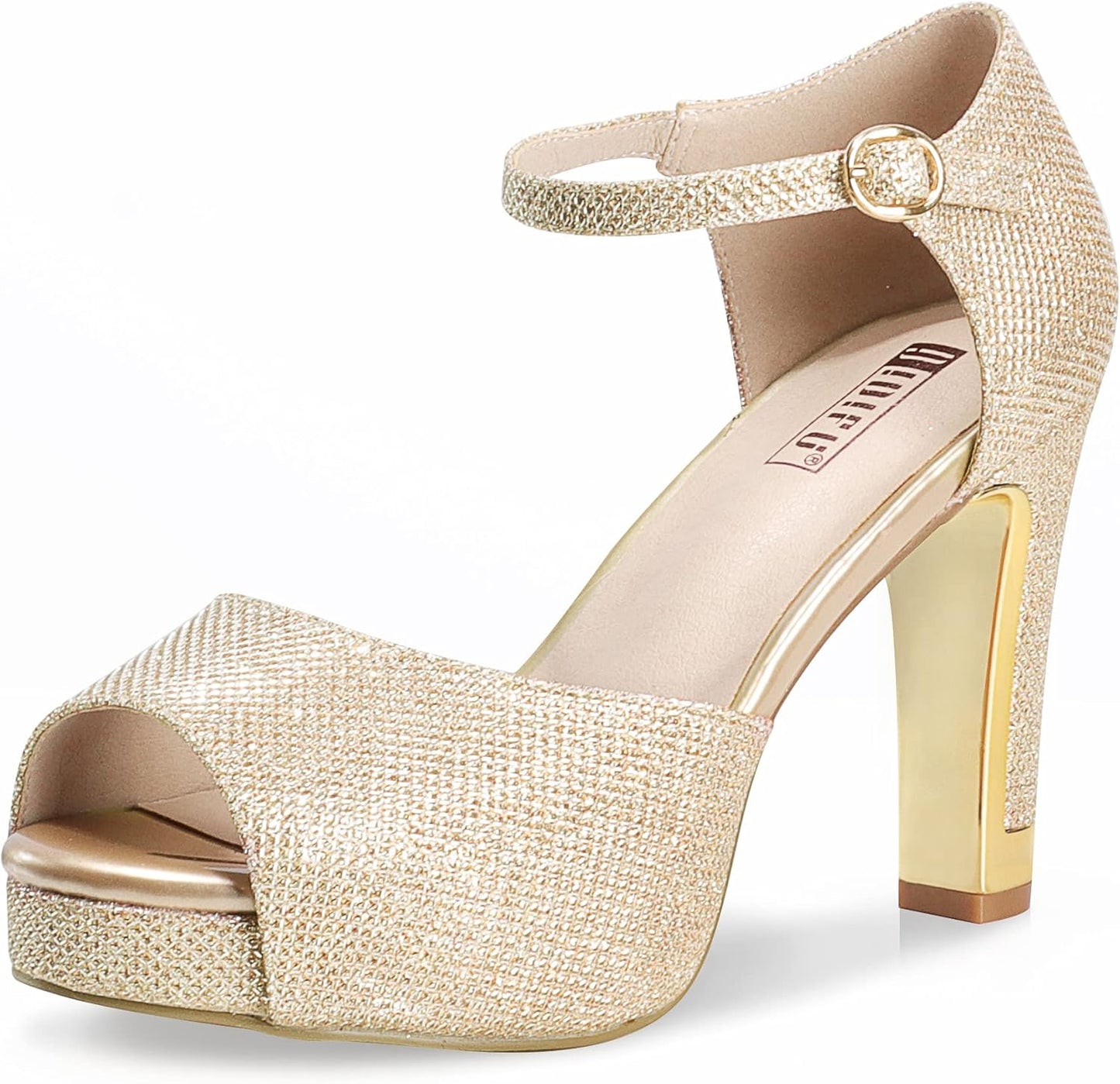 IDIFU Women's Chunky High Heels Sandals for Any Occasion
