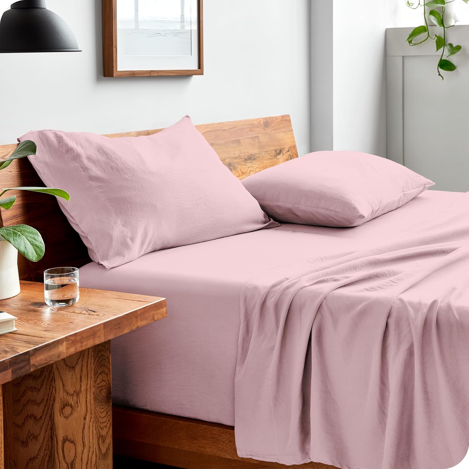 Bare Home Queen Sheet Set - Luxury 1800 Ultra-Soft Microfiber