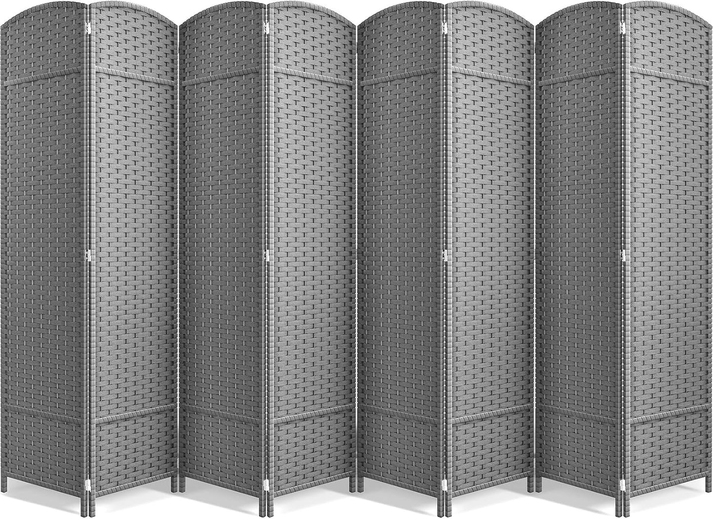 Sorbus 8 Panel Room Divider - Stylish Privacy Screen Solution