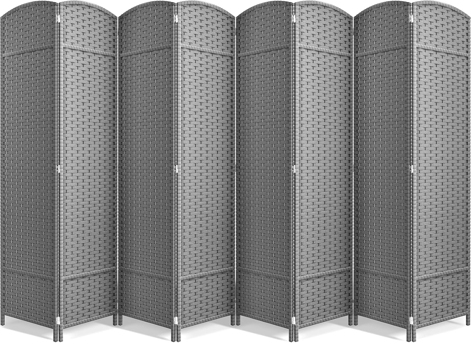 Sorbus 8 Panel Room Divider - Stylish Privacy Screen Solution