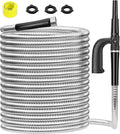 Metal Garden Hose 50ft Heavy Duty Stainless Steel - No-Kink Durable