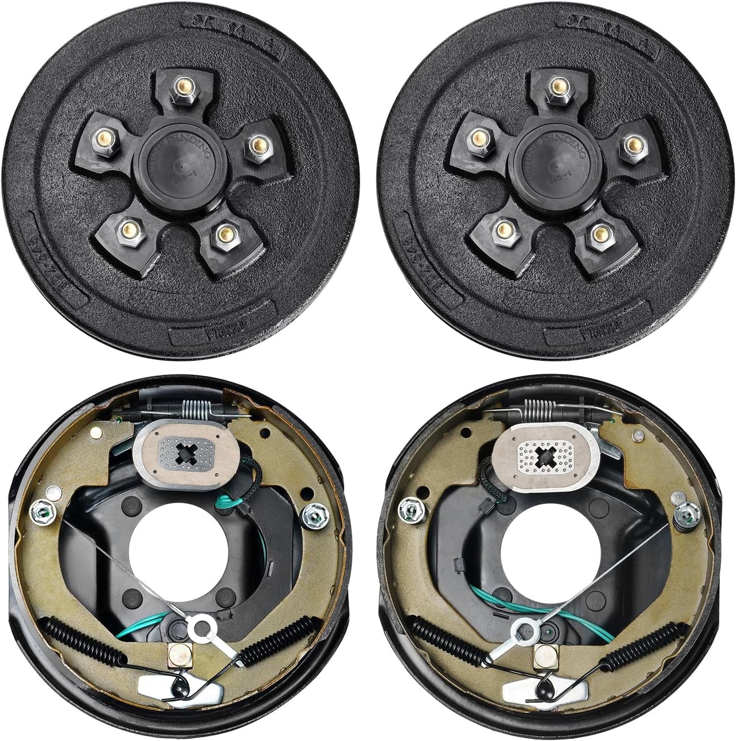 VEVOR Trailer Hub Drum Kits with Electric Brakes for 3500 lbs