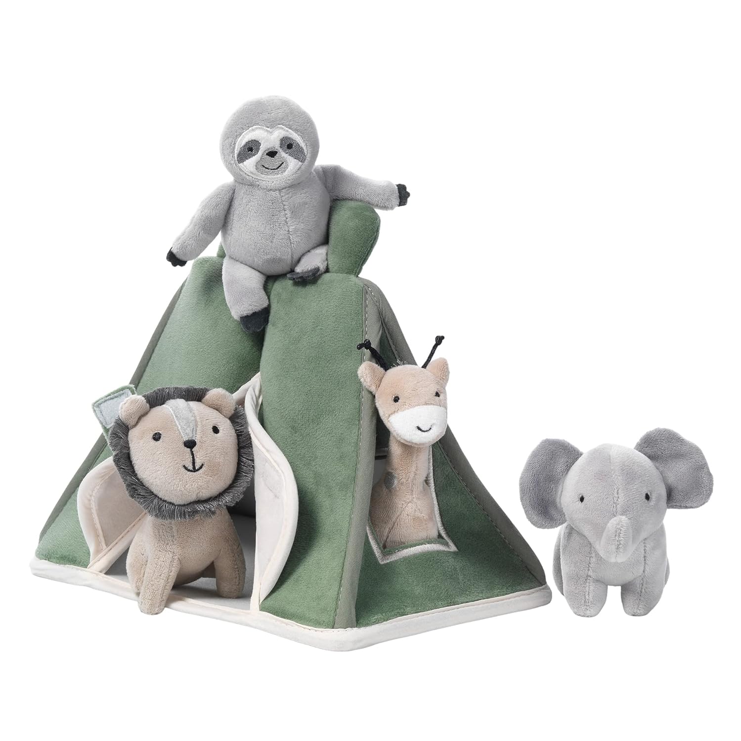 Lambs & Ivy Jungle Tent Set - Interactive Safari Fun