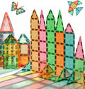 Magnetic Tiles Building Blocks 60pcs - Creative STEM Play for Kids