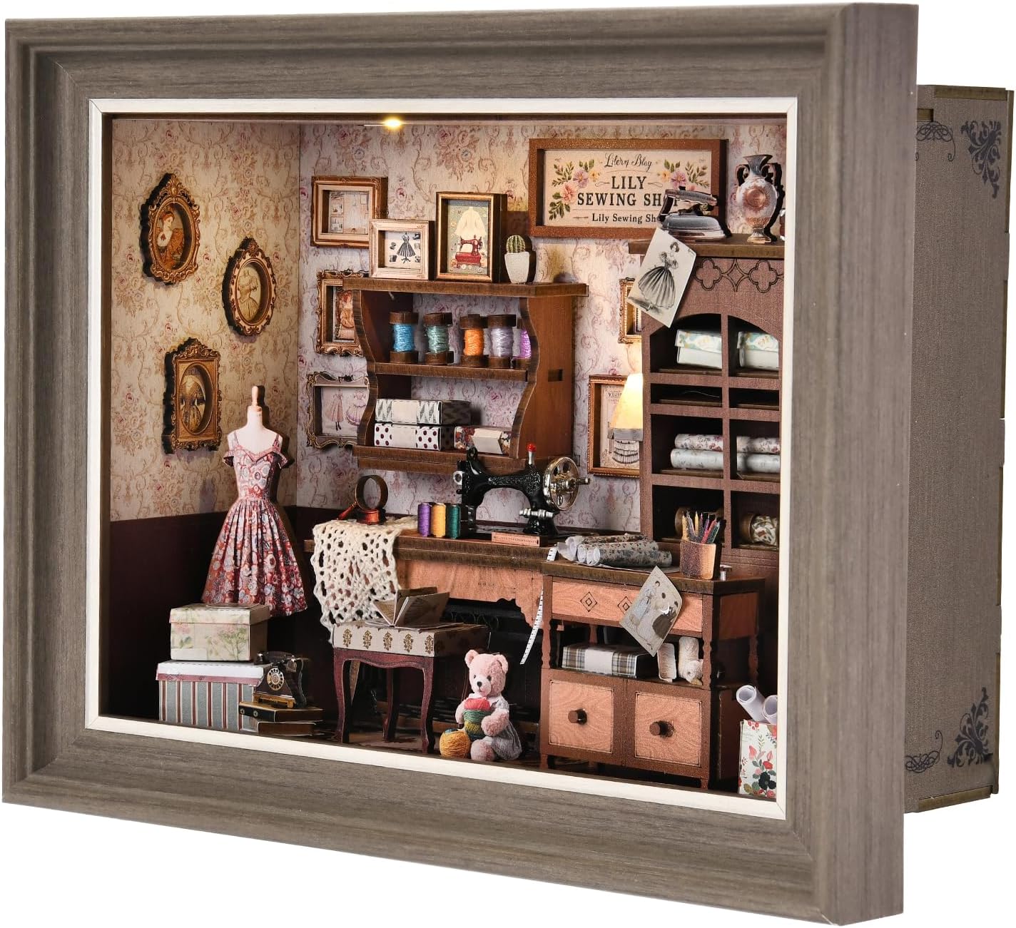 Book Nook Kit - 3D Wooden Puzzle for Craft Lovers and Decor