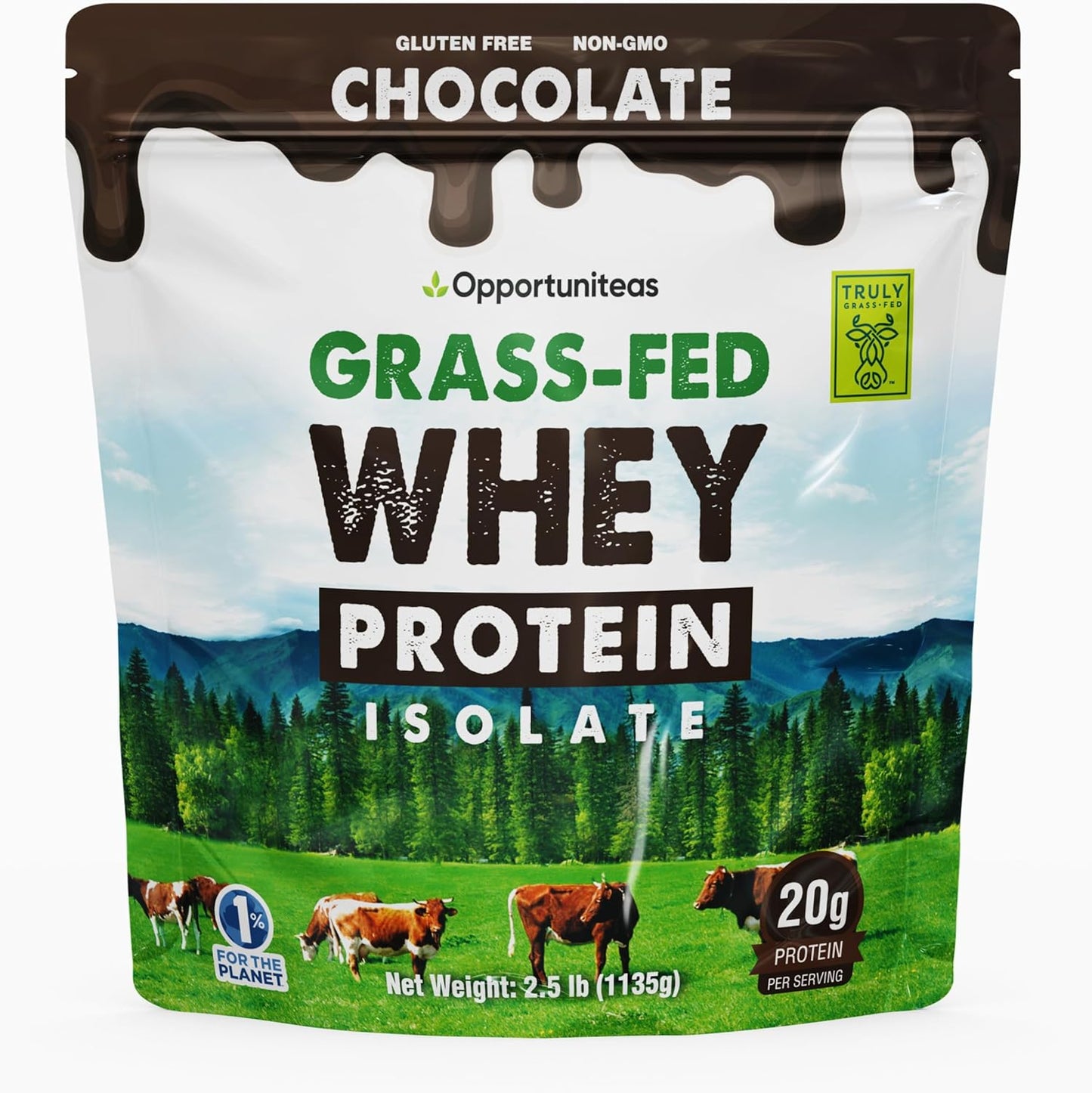 Opportuniteas Grass Fed Chocolate Whey Protein Isolate Powder Review