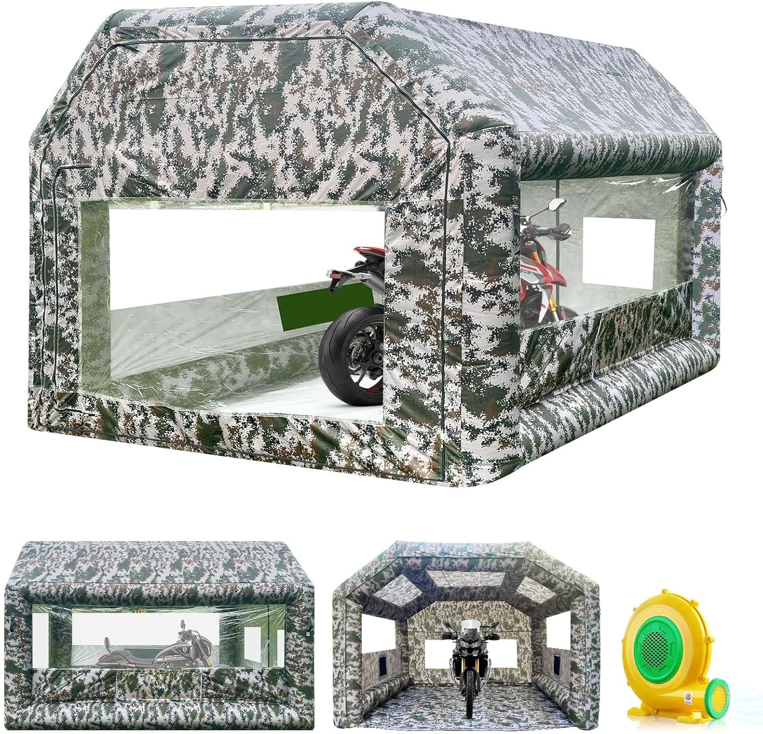 Inflatable Paint Booth for Car Painting and Auto Body Work