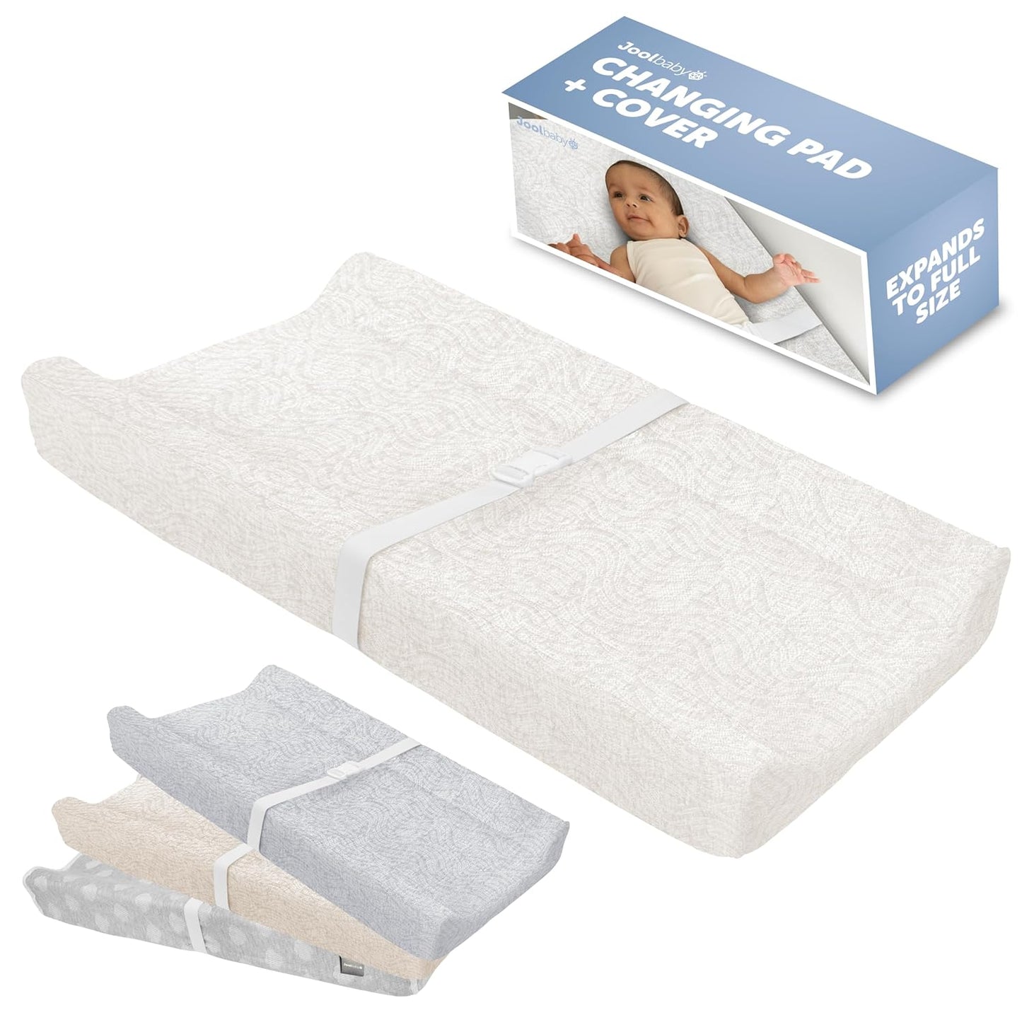 Jool Baby Soft Changing Pad with Washable Cover for Comfort