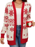 LUBOT 2025 Open Front Chunky Cardigans for Women This Christmas