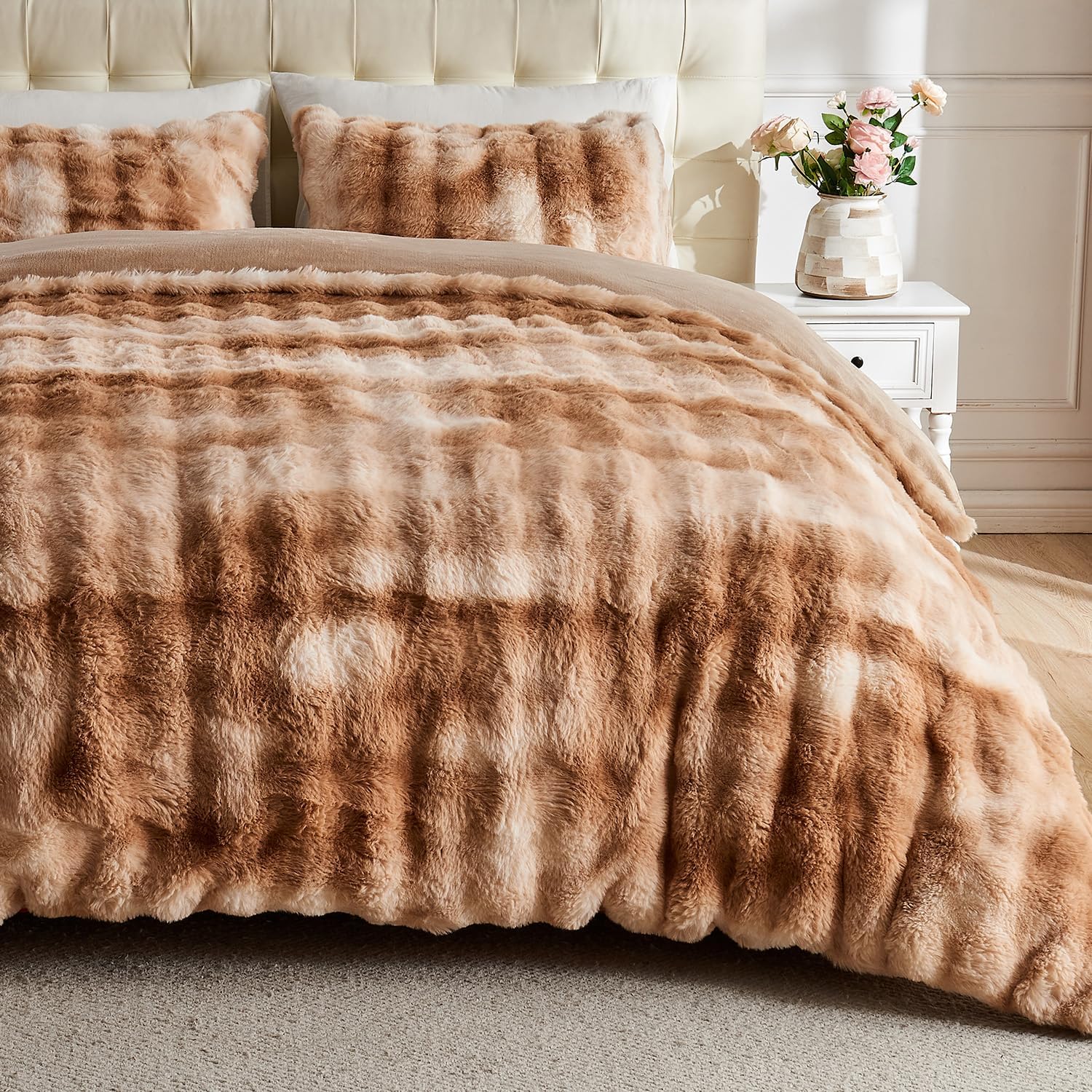 Luxurious Fluffy Comforter Cover Set for Cozy Bedding Style