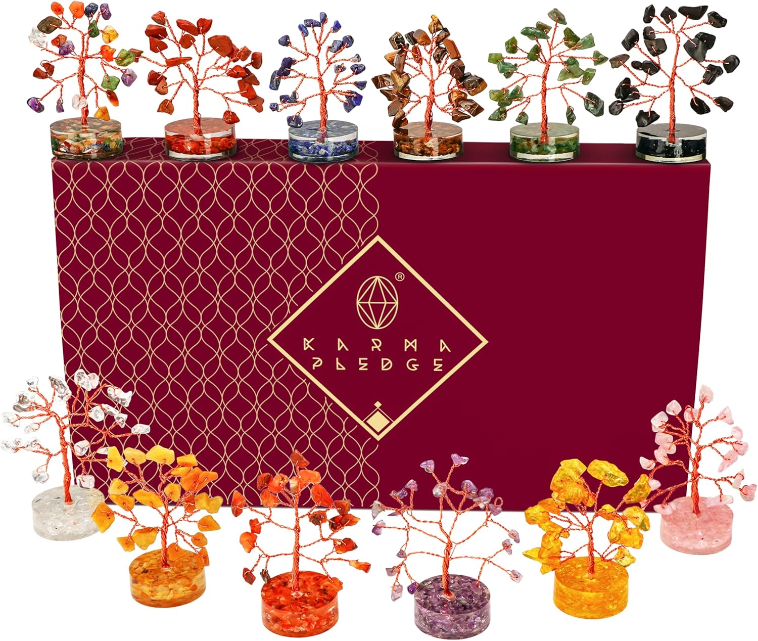Crystal Tree Desk Decoration for Positive Energy and Luck