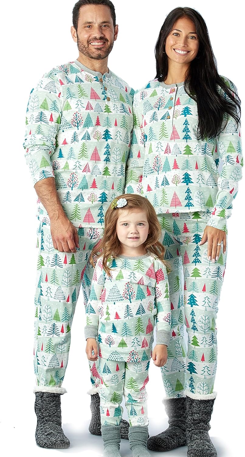 HonestBaby Family Matching Holiday Pajamas for Everyone