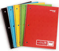 Spiral Notebooks 1 Subject College-Ruled 70 Sheets - Durable Pack of 5