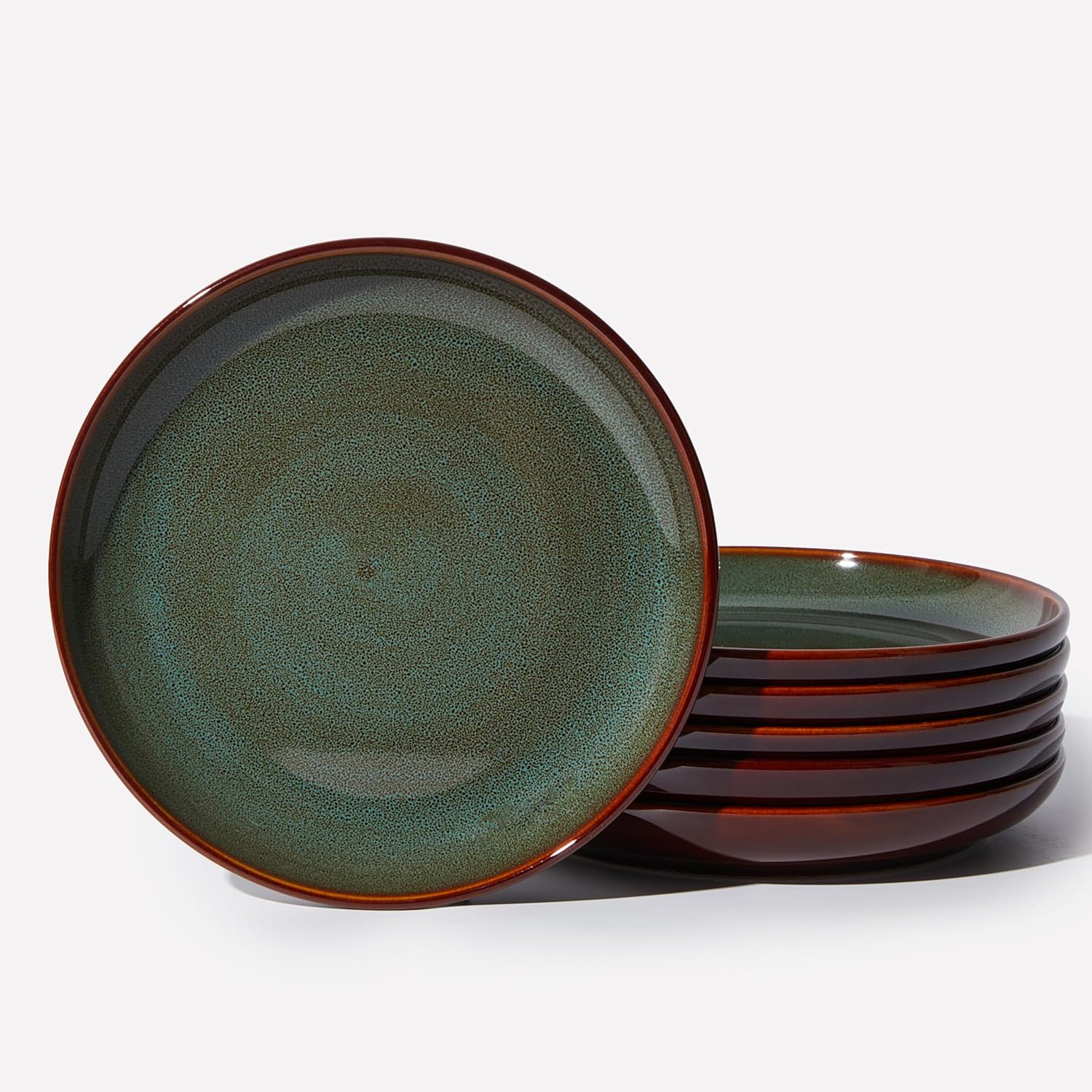 Pokini Stoneware Dessert Plates 8 Inch for Stylish Dining