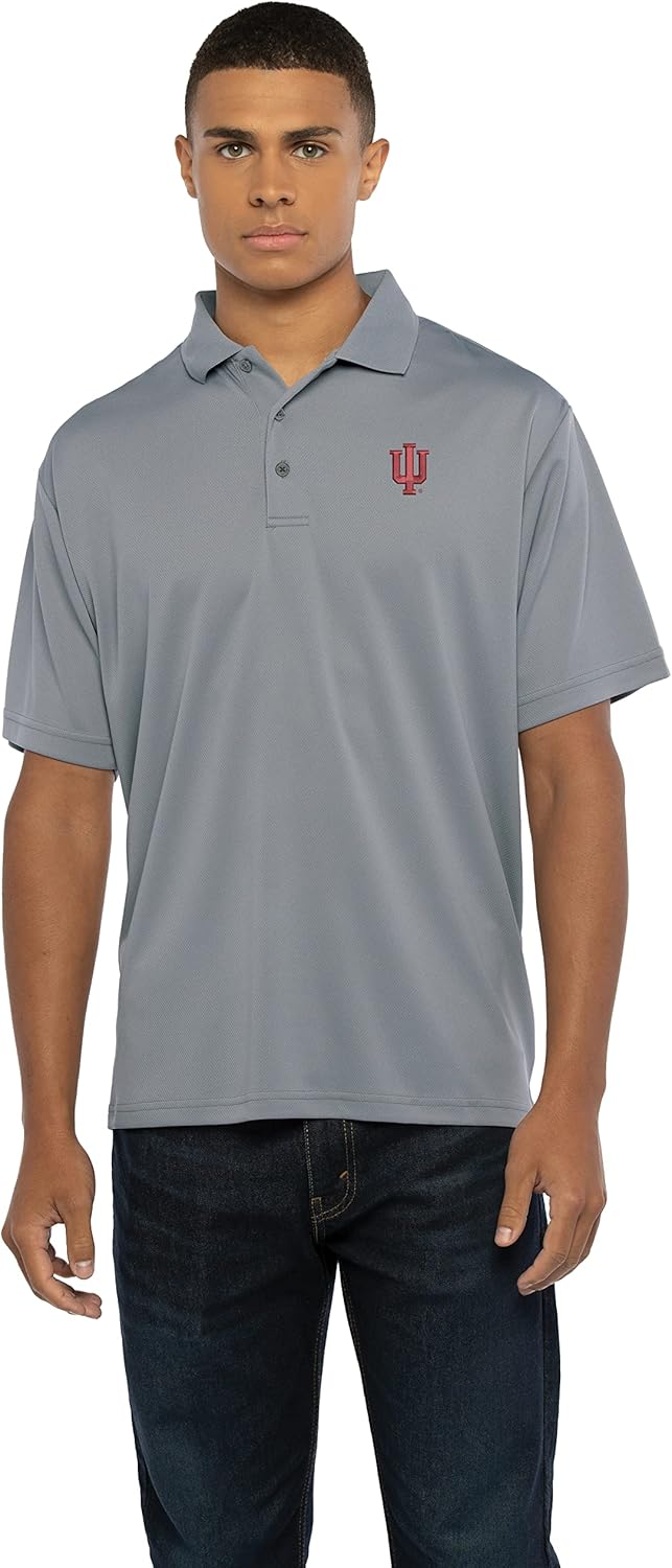 Men's Collegiate Polyester Mesh Team Icon Polo for Fans