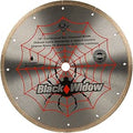 QEP Black Widow 10in Wet Tile Saw Diamond Blade - Clean Porcelain Cuts